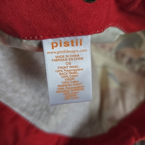 Pistil Womens Wicker And Floral Baseball Cap Adjustable - Picture 6 of 6